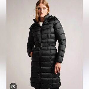 NWT-Ted Baker London
Aliciee Hooded Faux Fur Lined Showerproof Puffer Coat, 6